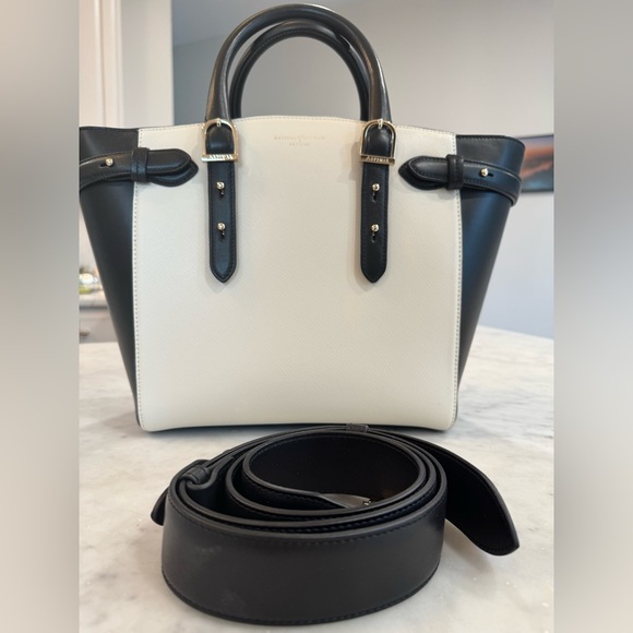 NWOT Aspinal of London Marylebone medium tote bag with optional strap - Picture 5 of 8
